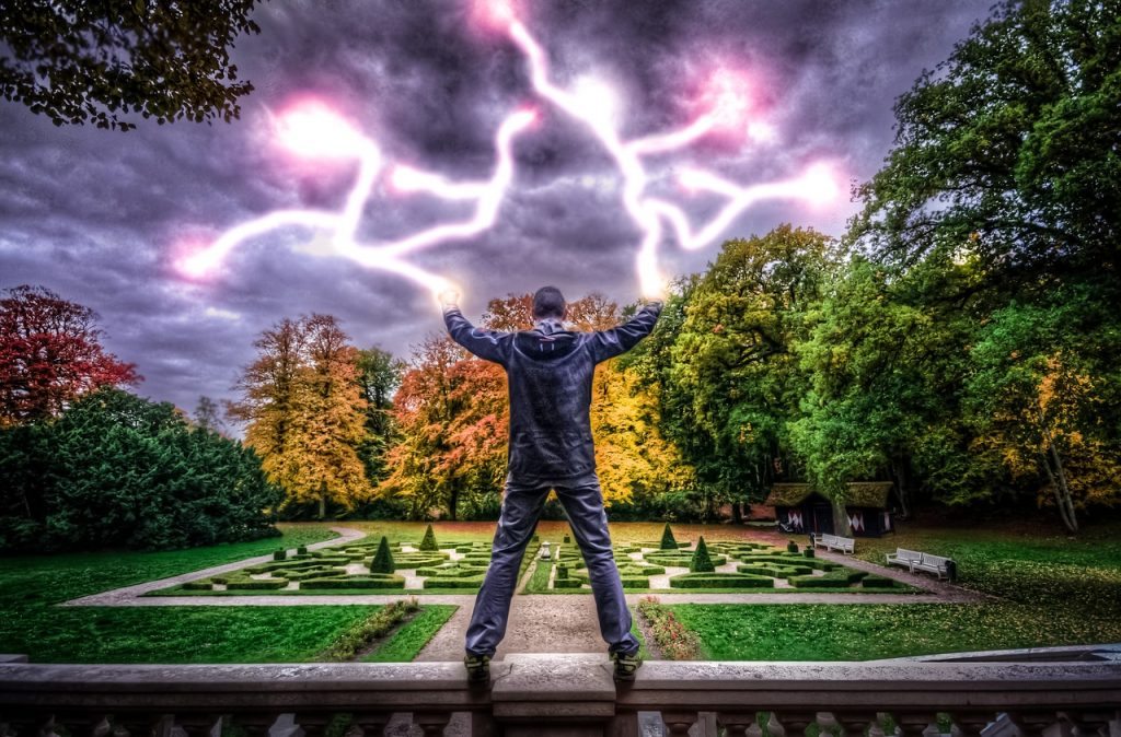 Customer Retention Strategies - man wielding lightning outside near trees